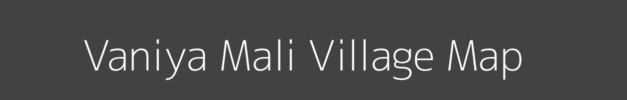 Map of Vaniya Mali Village in Rajasthan Image