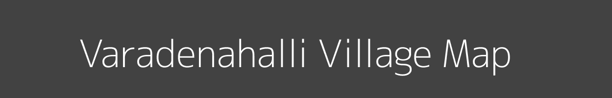 Map of Varadenahalli Village in Karnataka Image