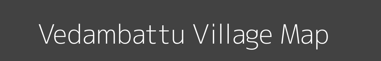 Map of Vedambattu Village in Tamil Nadu Image