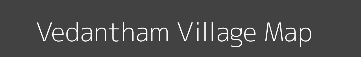 Map of Vedantham Village in Tamil Nadu Image