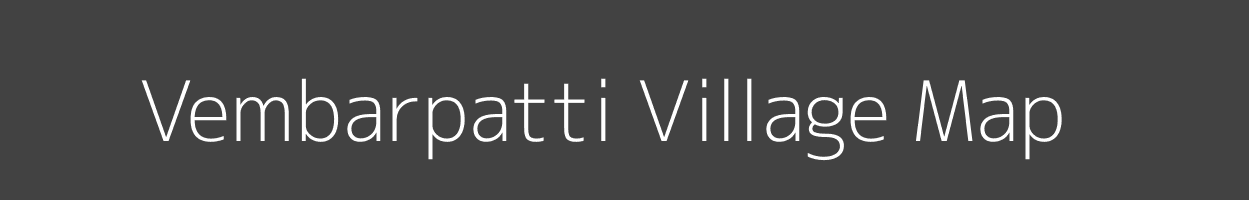 Map of Vembarpatti Village in Tamil Nadu Image
