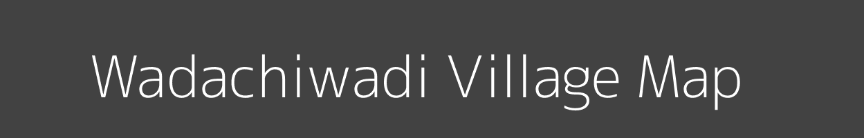 Map of Wadachiwadi Village in Maharashtra Image