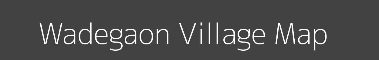 Map of Wadegaon Village in Madhya Pradesh Image