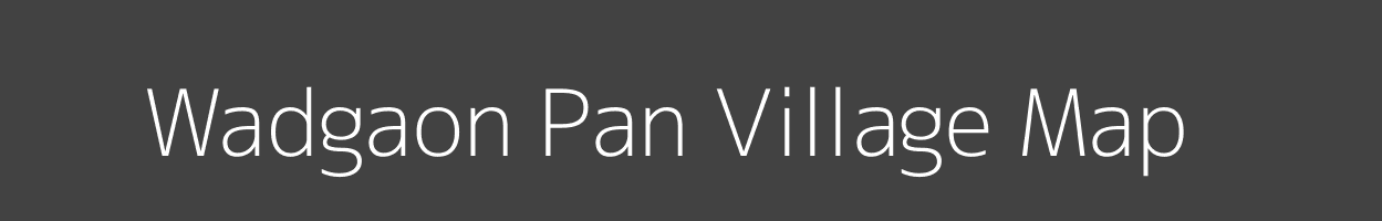 Map of Wadgaon Pan Village in Maharashtra Image