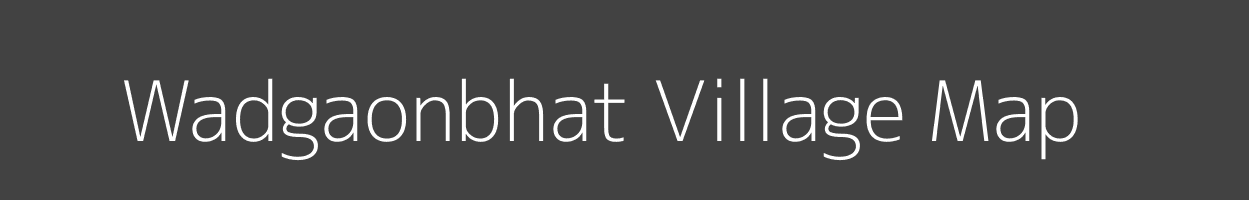 Map of Wadgaonbhat Village in Maharashtra Image