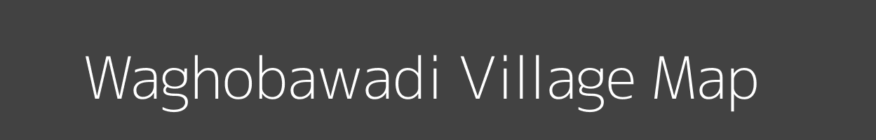 Map of Waghobawadi Village in Maharashtra Image