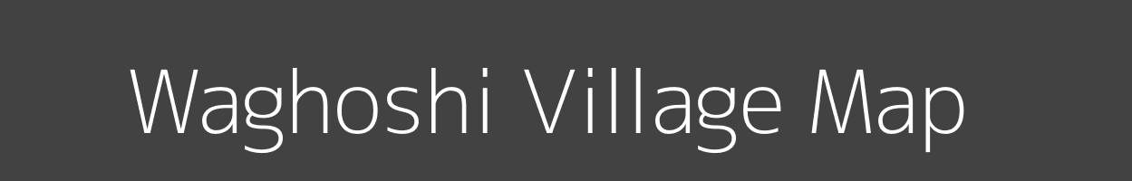 Map of Waghoshi Village in Maharashtra Image