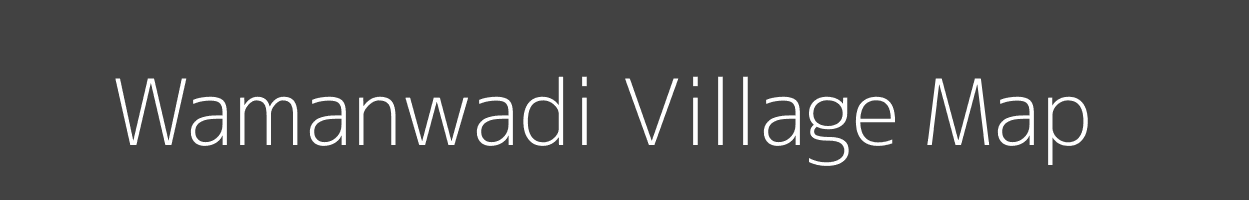 Map of Wamanwadi Village in Maharashtra Image