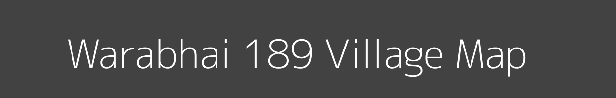 Map of Warabhai 189 Village in Punjab Image