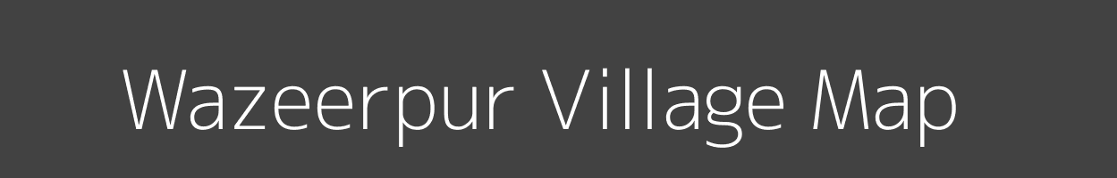 Map of Wazeerpur Village in Uttar Pradesh Image