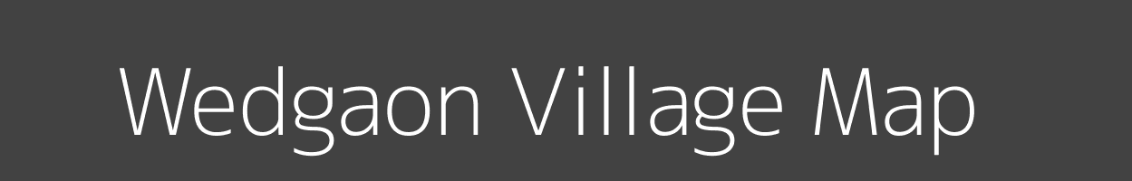 Map of Wedgaon Village in Maharashtra Image