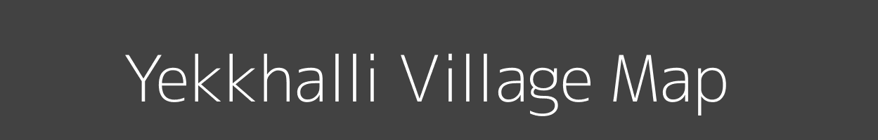 Map of Yekkhalli Village in Karnataka Image